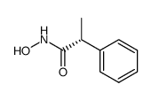 (R)-N-羟基-2-苯基丙酰胺 结构式