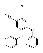 4,5-双(3-吡啶氧基)邻苯二甲腈 结构式