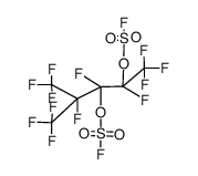 2,3-双(氟磺酰氧基)全氟-4-甲基戊烷 结构式