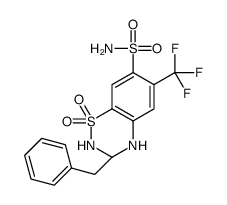 (R)-苄氟噻嗪 结构式