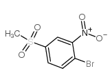 2-溴-5-甲基磺酰硝基苯 结构式