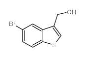 (5-溴-3-苯并[B]噻吩)甲醇 结构式