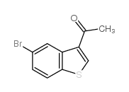 1-(5-溴-1-苯并噻吩-3-基)乙酮 结构式