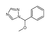1-[甲氧基(苯基)甲基]-1,2,4-三唑 结构式