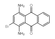 1,4-二氨基-2-溴蒽醌 结构式