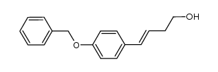 4-(4-苄氧基苯基)-3-丁烯-1-醇 结构式