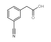 3-氰基-苯乙酸 结构式