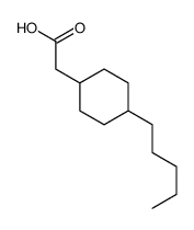 反式-4-戊基环己基乙酸 结构式