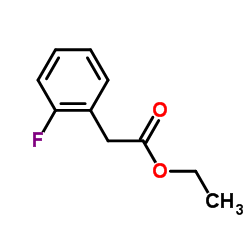 2-氟苯基乙酸乙酯 结构式