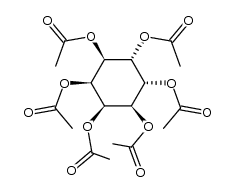 D-allo-Inositol hexaacetate 结构式