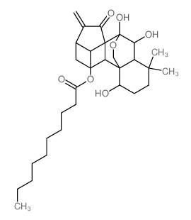 14-O-癸酰基冬凌草甲素 结构式