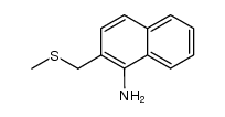1-氨基-2-(甲硫基甲基)萘 结构式