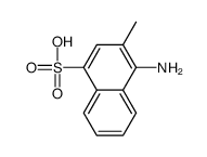 4-氨基-3-甲基萘-1-磺酸 结构式