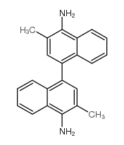 3,3'-二甲基联萘胺 结构式