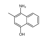 4-氨基-3-甲基萘酚 结构式