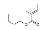(Z)-2-甲基-2-丁酸丁酯 结构式