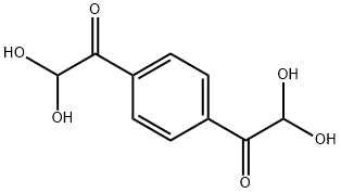 1,1'-(1,4-亚苯基)双(2,2-二羟基乙-1-酮) 结构式