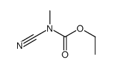 N-氰基-N-甲基氨基甲酸乙酯 结构式