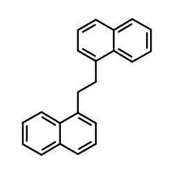 1,2-二(1-萘基)乙烷 结构式