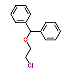 双苯甲醇-β-氯乙基醚 结构式
