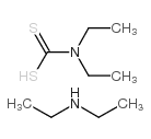二乙基二硫代氨基甲酸二乙铵盐 结构式