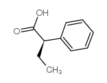 (R)-(-)-2-苯基丁酸 结构式