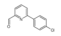 6-(4-氯苯基)吡啶-2-醛 结构式