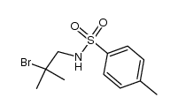 N-(2-溴-2-甲基丙基)-4-甲基苯磺酰胺 结构式