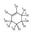 环己烯-d10 结构式