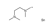 N,N,N'-三甲基-N'-(三甲基锡基甲基)乙烷-1,2-二胺 结构式