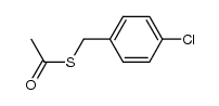 S-(4-氯苄基)硫代乙酸酯 结构式