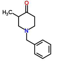 1-苄基-3-甲基-4-哌啶酮 结构式