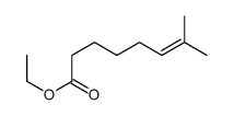 7-甲基-6-辛烯酸乙酯 结构式