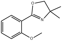 2-(2-甲氧基苯基)-4,4-二甲基-2-噁唑啉 结构式