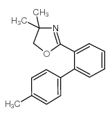 4,4-二甲基-2-(4'-甲基-2-联苯基)-2-噁吖啉 结构式