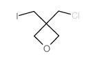 3-氯甲基-3-碘甲基-1-氧杂环丁烷 结构式