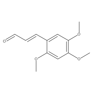 (Z)-3-(2,4,5-三甲氧基苯基)丙烯醛 结构式