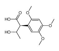 (2S,3S)-3-羟基-2-(2,4,5-三甲氧基苯基)丁酸 结构式