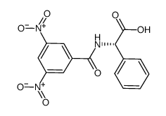 N-(3,5-二硝基苯甲酰)-L-α-苯基甘氨酸 结构式