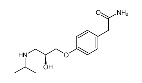 (S)-(-)-阿替洛尔 结构式