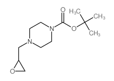 1-(2,3-环氧基丙基)-4-叔丁氧基羰基哌嗪 结构式