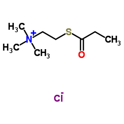 S-碘化丙酰硫代胆碱 结构式
