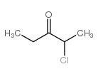 2-氯-3-戊酮 结构式