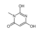 6-羟基-3-甲基尿嘧啶 结构式