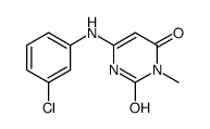 6-(3-氯苯胺基)-3-甲基-1H-嘧啶-2,4-二酮 结构式