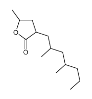 3-(2,4-二甲基庚基)-5-甲基氧杂环戊烷-2-酮 结构式
