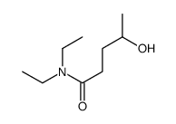 N,N-二乙基-4-羟基戊酰胺 结构式
