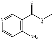 4-氨基-N-甲基烟酰胺 结构式
