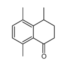 4,5,8-三甲基-3,4-二氢-1(2H)-萘酮 结构式