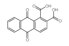 9,10-二氧代蒽-1,2-二甲酸 结构式